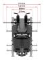 Leg-press - Hacken dřep HMS LP3175 rozměry